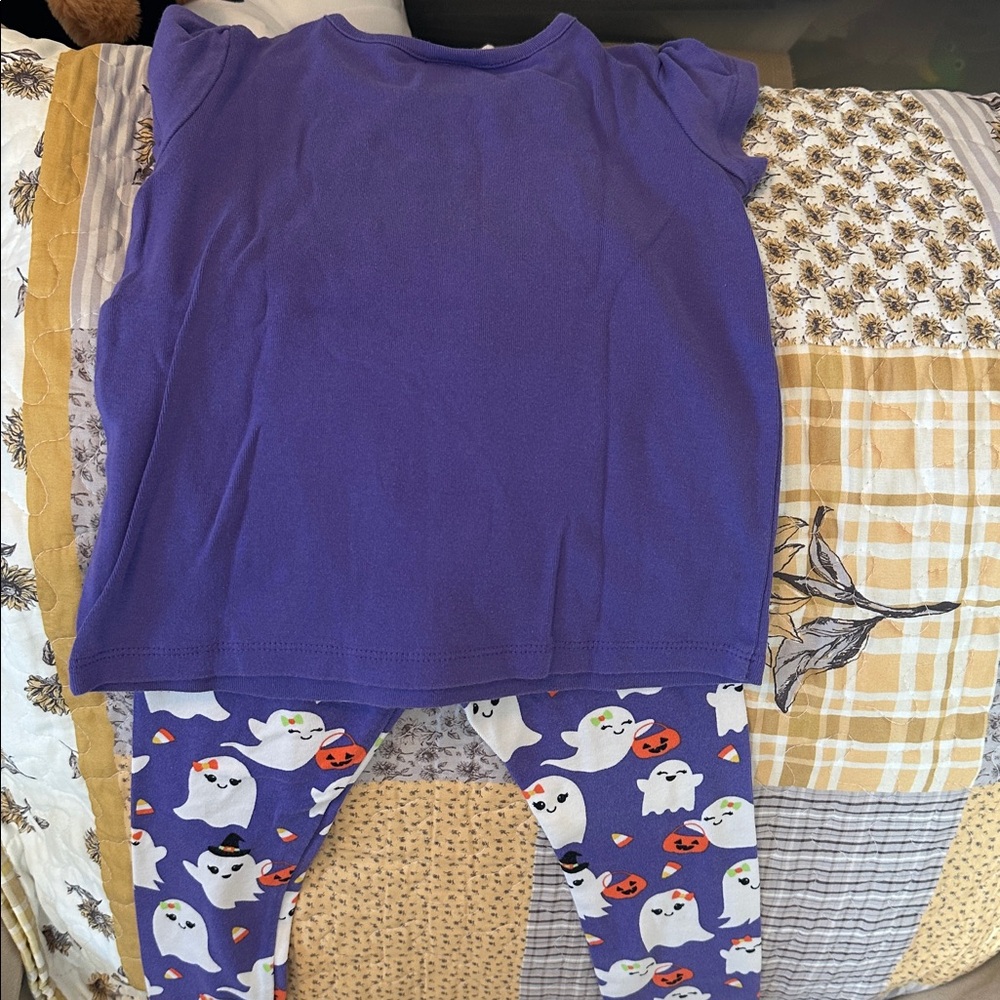 Gymboree Halloween Rich Purple Tee and pants - Picture 6 of 6